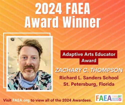 FAEA Award Winner Zachary Thompson